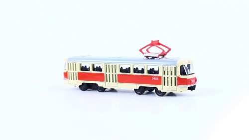 Tramvaj Tatra T3 16 cm retro na zpětný chod