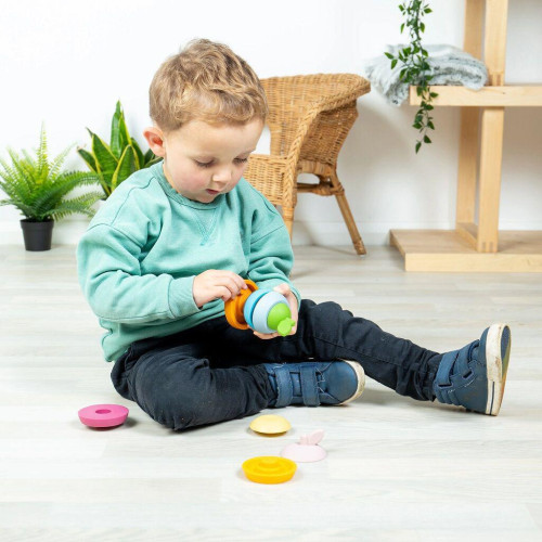 Stohovací jablko a hruška Bigjigs Toys