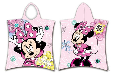 Pončo Minnie "Pink bow" 50 x 115 cm Jerry Fabrics