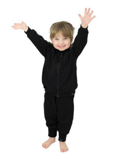 Mikina na zip EasyFit Black - černá Esito