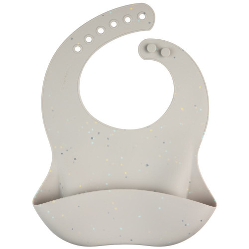 Silikonový bryndák s kapsou Dots Canpol babies