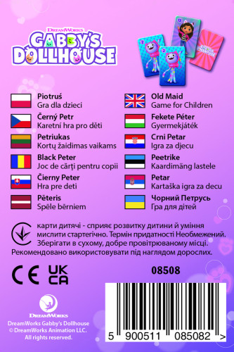 Černý Petr Gabby/Gabby´s Dollhouse společenská hra