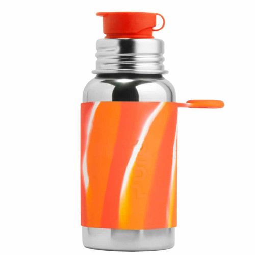 Nerezová láhev se sportovním uzávěrem, Pura 550 ml