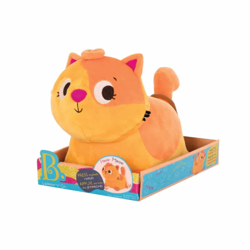 Chodící kočička plyšová B-Toys