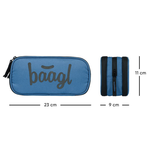 Studentský penál etue Ocean Blue Baagl