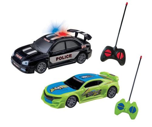 RC Závodní auta 2 ks chasing set