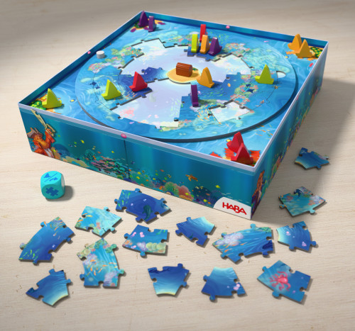Hra a Puzzle 2v1 Mořský vír od 6 let Haba