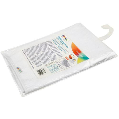 Nepromokavá podložka Akuku froté 60 x 120 cm bílá