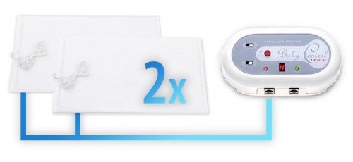 Baby Control Digital monitor dechu BC2210 se dvěma podložkami