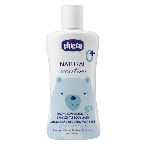 Sprchový gel s aloe a heřmánkem Natural Sensation 200 ml, 0 m+ Chicco