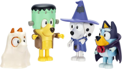 Maškarní párty sada 4 figurky Bluey