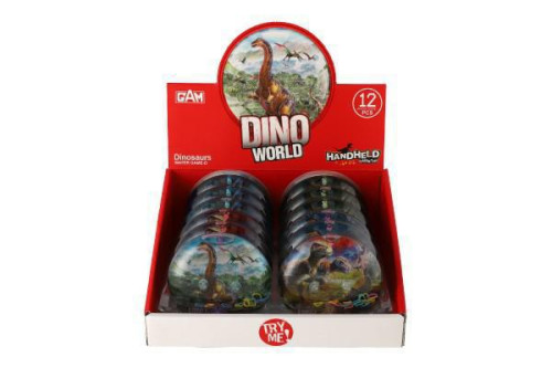 Vodní hra hlavolam dinosaurus kulatá 10 cm