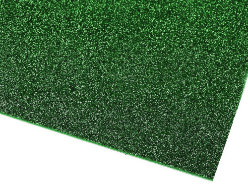 Samolepicí pěnová guma Moosgummi s glitry 20x30 cm 2 ks