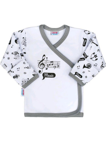 Kojenecká bavlněná košilka New Baby Music