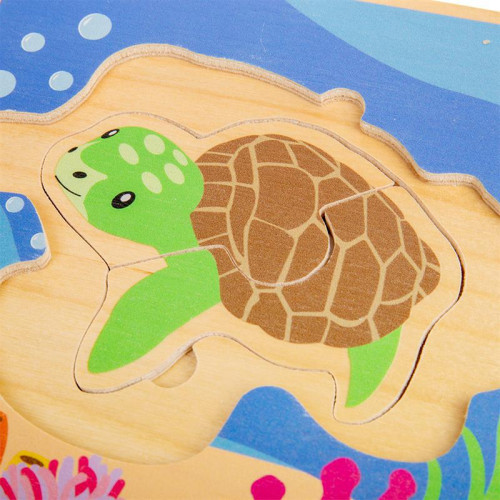 Puzzle Životní cyklus želvy Bigjigs Toys