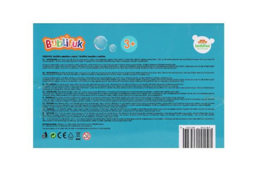 Bublifuk sekačka se světlem a náplní 17 x 50 cm na baterie