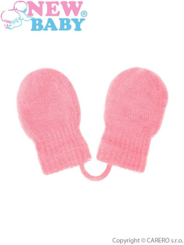 Dětské zimní rukavičky New Baby se šňůrkou
