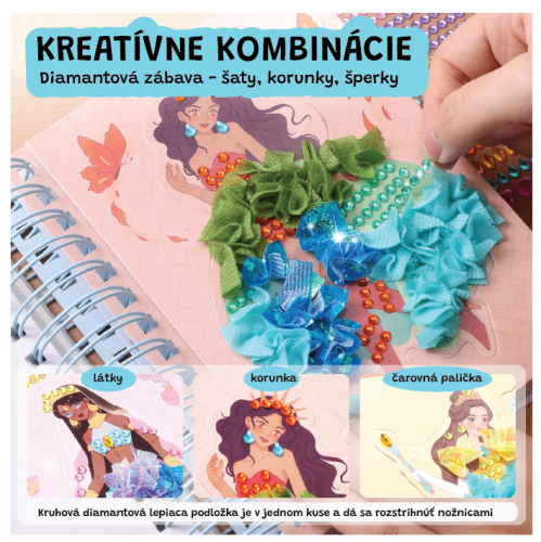 Fashion kreativní kniha Magic Princesses