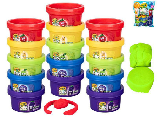 Crayola hmota tvarovací 28 g vonící v kelímku 15 ks