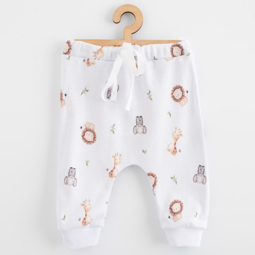 Dětské bavlněné kalhoty Jogger New Baby For Babies safari