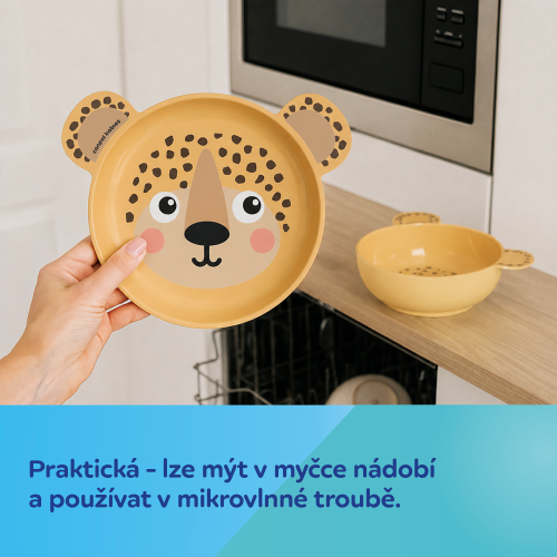 Miska s ušima BabiesBoo 400 ml žlutá Canpol babies