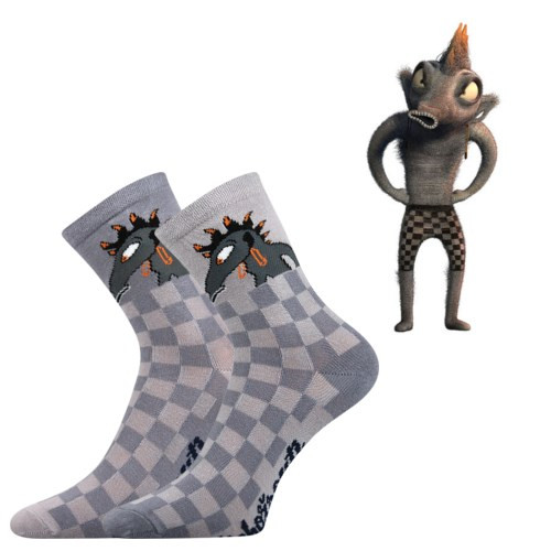 Ponožky dětské Lichožrouti K s obrázkem Kudly (3 páry)