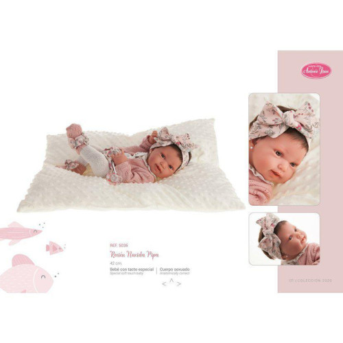 PIPA 5036 - Realistické miminko 42 cm
