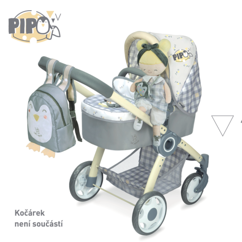 Plyšová panenka Pipo 20147 36 cm DeCuevas