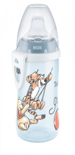 First Choice Active Cup láhev 300 ml Medvídek Pú se silikonovým pítkem