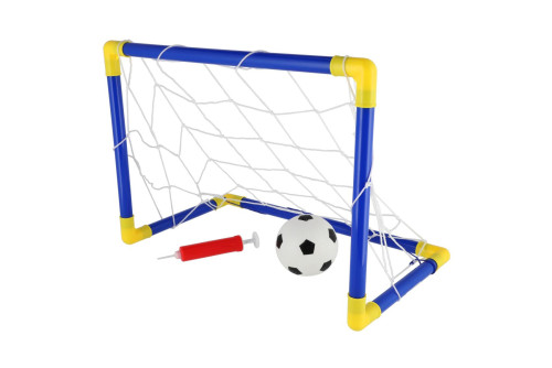 Fotbalová branka plast 44 x 31 cm s míčkem a pumpičkou