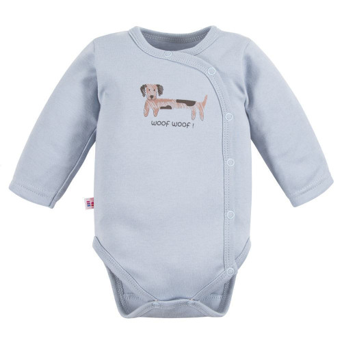 Zavinovací body Puppy Playtime modré s dlouhým rukávem Eevi