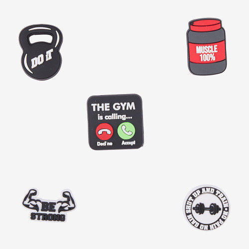 Amulety - ozdoby na boty Amuletz No pain, no gain mix Coqui