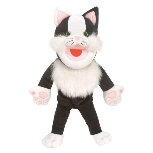 Velký maňásek s otevírací pusou - Kočička Fiesta Crafts