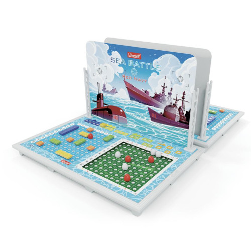 Quercetti Family Game Sea Battle – strategická hra Lodě (námořní bitva)