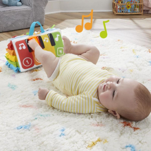 Fisher Price měkké piano se zrcátkem