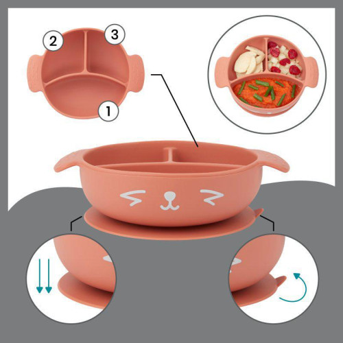 Silikonová jídelní sada LEARN´ISY Kit
