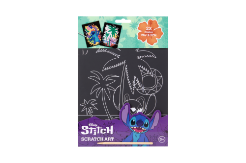 Vyškrabávací obrázky Stitch 2 ks