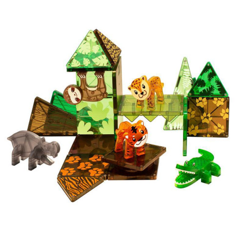 Magnetická stavebnice Jungle 25 dílů