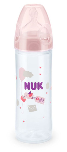 First Choice láhev plastová silikonová savička New classic 250ml NUK
