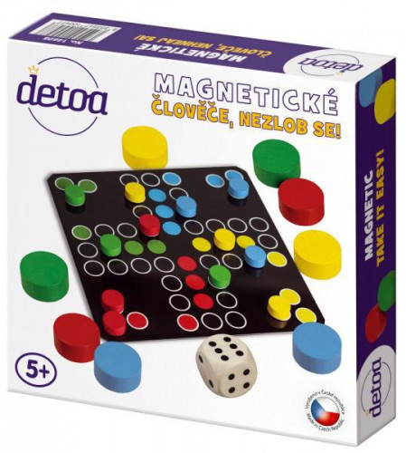 Člověče, nezlob se dřevěná magnetické společenská hra