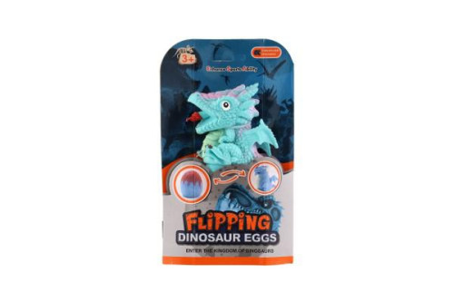 Dinosaurus/vejce obracecí silikon 15 cm