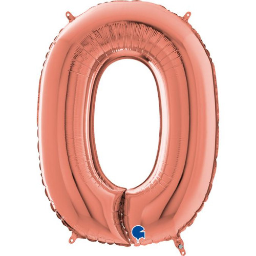 Foliový balonek - Nafukovací číslice Rose Gold 66 cm