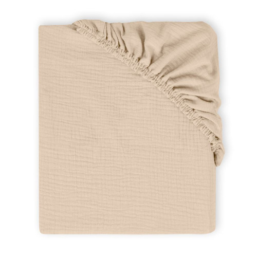 Mušelínové prostěradlo s gumou 60 x 120 cm BabyMatex