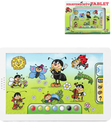 Mravenečkův tablet na baterie se zvukem