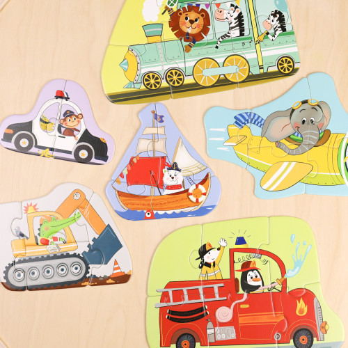 První puzzle Doprava 6v1