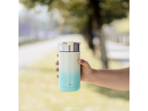 Nerezový termohrnek se sítkem Boost 400 ml Quokka