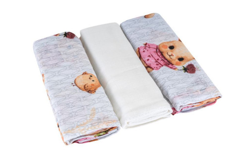 Bomimi pleny bavlna premium 80 x 70 cm 3ks