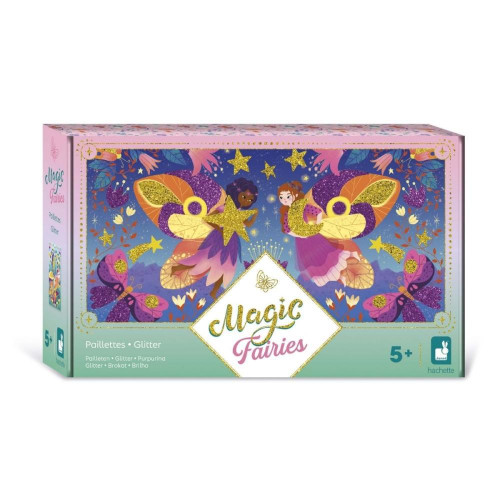 Kreativní sada Třpytivé kamínky Nalepování Magické víly Janod