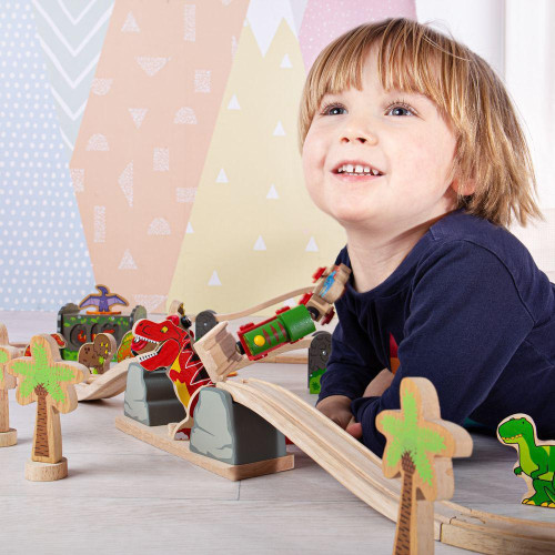 Most s T-Rexem Bigjigs Rail