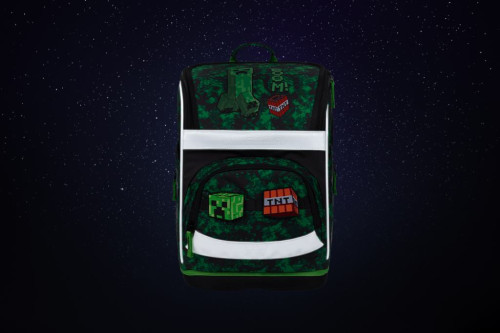 Školní aktovka Zippy Plus Minecraft Boom Baagl